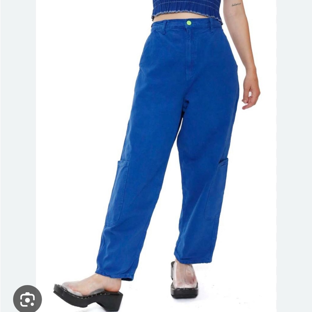 Meals Unisex Forager Pants in Blueberry size M NEW